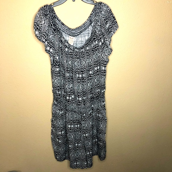Faded Glory Pants - Faded Glory Black & White Romper size 3x